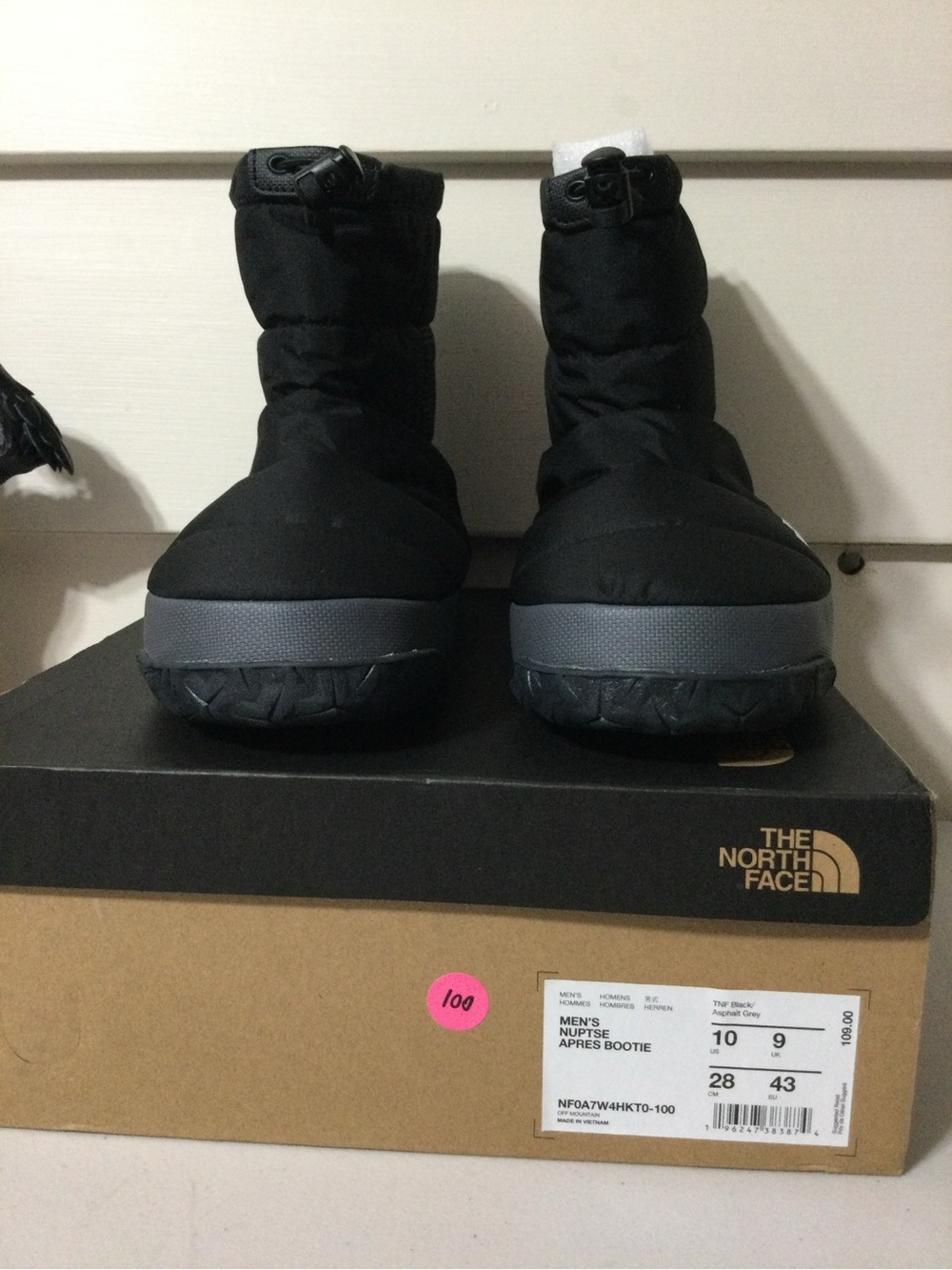 The North Face Black & Gray Insulated Booties